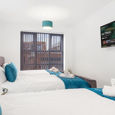 Ebra Stays - Choice Of 2 Or 3 Individual Beds - Luxury New Build Apartment ✪ City Centre, Digbeth ✓ Smart Tv'S & Large Corner Sofa - Birmingham Luaran gambar