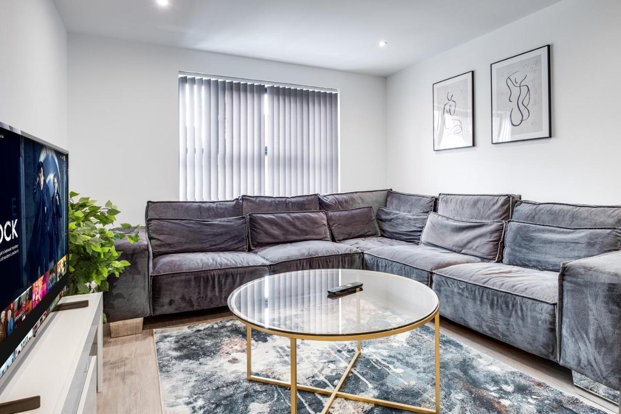 Ebra Stays - Choice Of 2 Or 3 Individual Beds - Luxury New Build Apartment ✪ City Centre, Digbeth ✓ Smart Tv'S & Large Corner Sofa - Birmingham Luaran gambar