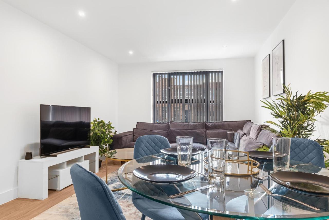 Ebra Stays - Choice Of 2 Or 3 Individual Beds - Luxury New Build Apartment ✪ City Centre, Digbeth ✓ Smart Tv'S & Large Corner Sofa - Birmingham Luaran gambar